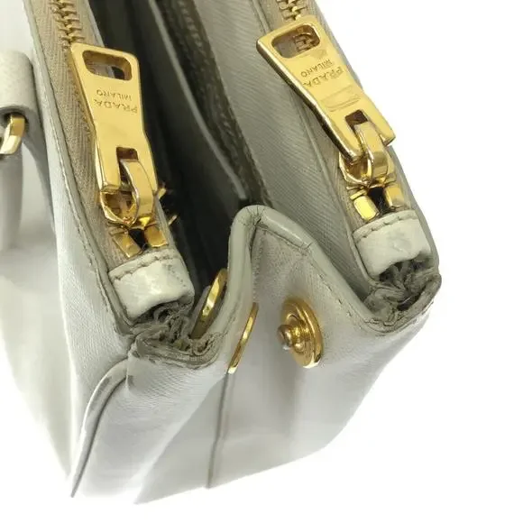 Auth Prada Galleria Small Bag White #83915P54B - Picture 14 of 14